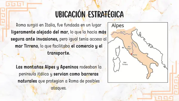 7° Clase sobre la fundación de Roma y su geografía 