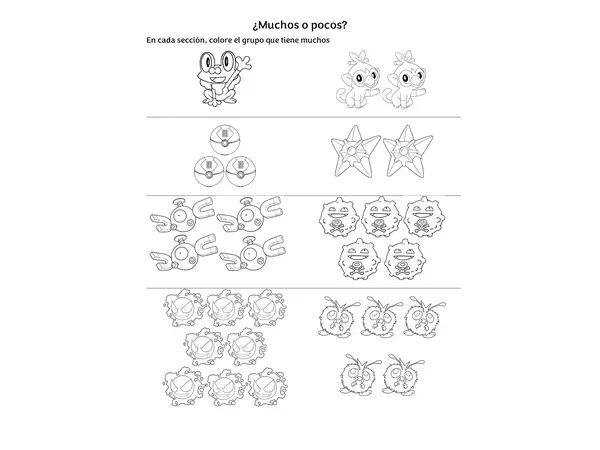 Muchos pocos pokemon