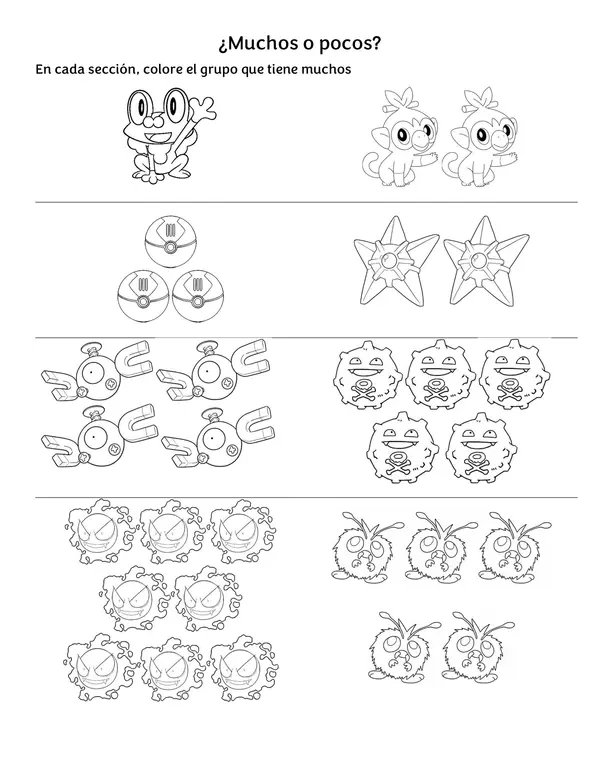 Muchos pocos pokemon