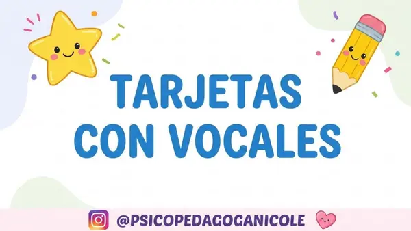 Imprimibles Vocales y sílabas