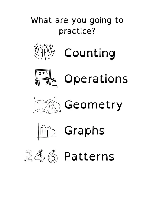 Cuadernillo Matemáticas en Inglés 2do Básico I