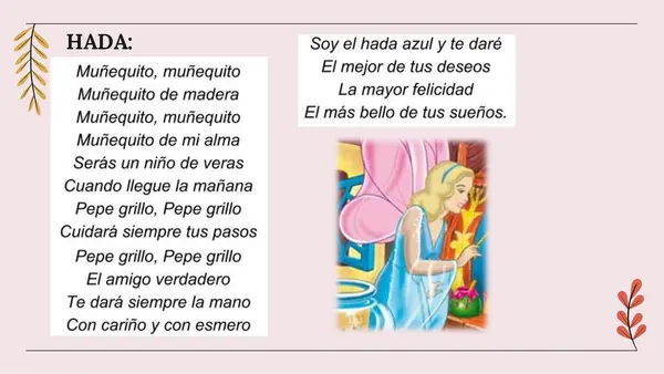 PPT obra de teatro Pinocho
