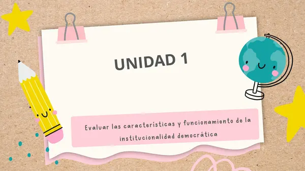 unidad 1 educacion ciudadana 4 medio