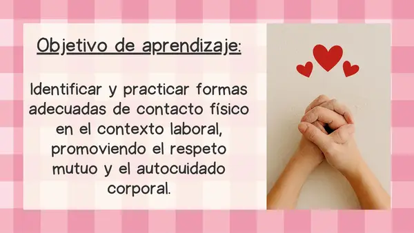 Manos que cuidan, manos que respetan – Afectividad y contacto físico en el trabajo