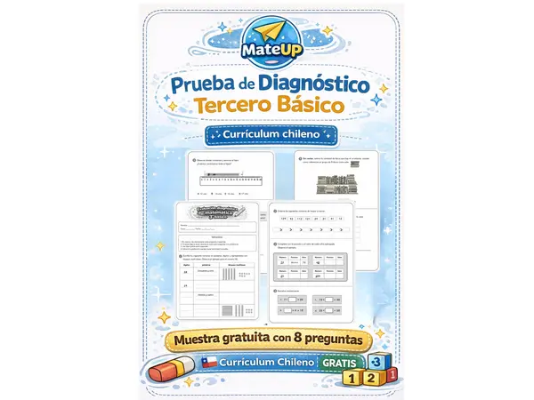 Muestra prueba diagnóstico tercero básico(muestra)