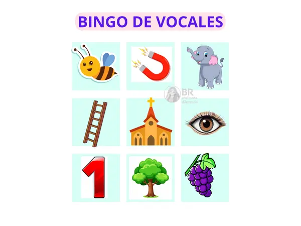 Juego de Vocales: Bingo Interactivo para Conciencia Fonológica