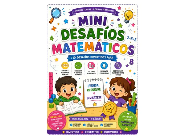 Mini Desafíos Matemáticos | 1° y 2° Básico