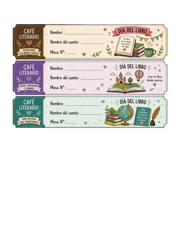 Día del libro - Café literario