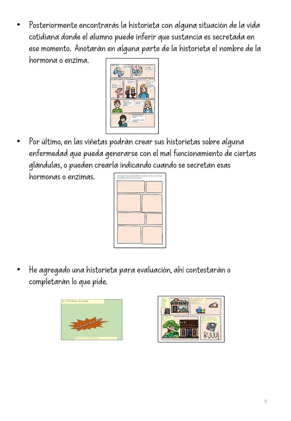 LA HISTORIETA DEL SISTEMA ENDOCRINO