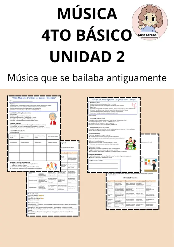 Música, Danzas Históricas