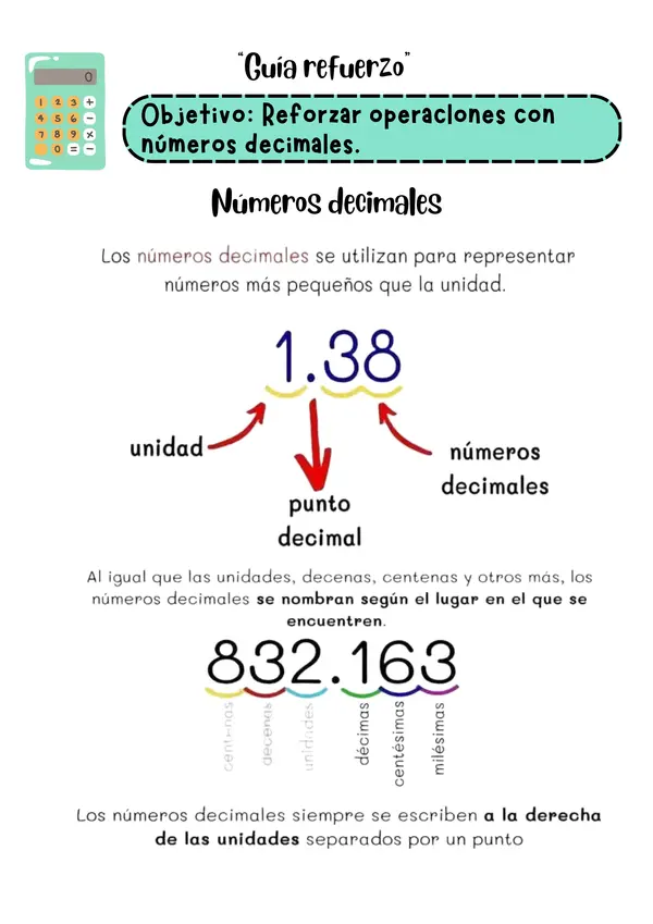 NÚMEROS DECIMALES