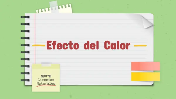 Unidad 3: Calor y temperatura 8 básico 