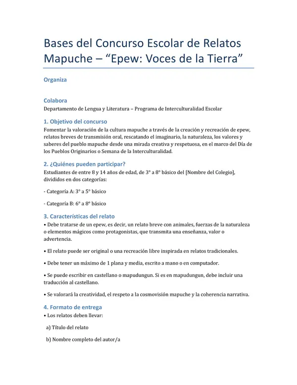 Concurso Epew