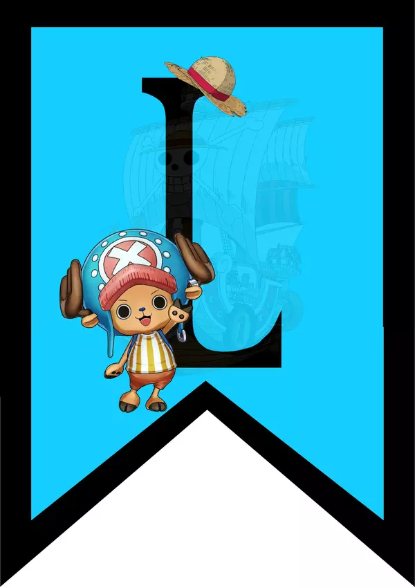 BANDERÍN "WELCOME" ⚓ONE PIECE⚓