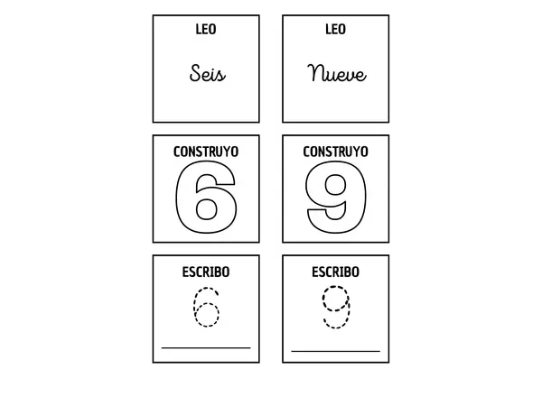 Diferenciar 6 y 9