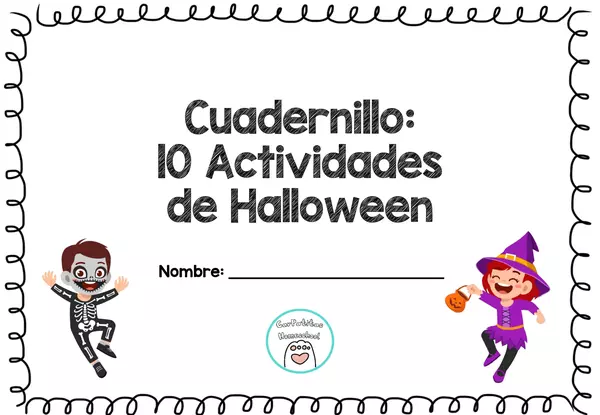 Cuadernillo Imprimible 10 Actividades de Halloween