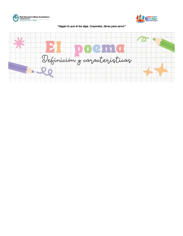 Guía el poema