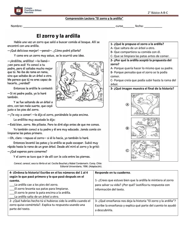 Guia de comprensión lectora 