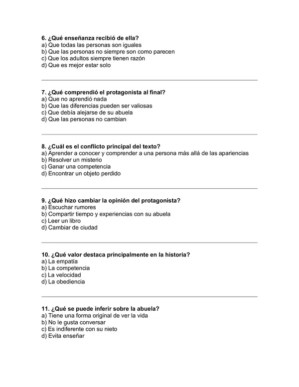 Prueba del libro "Mi abuela la loca" (José Ignacio Valenzuela)