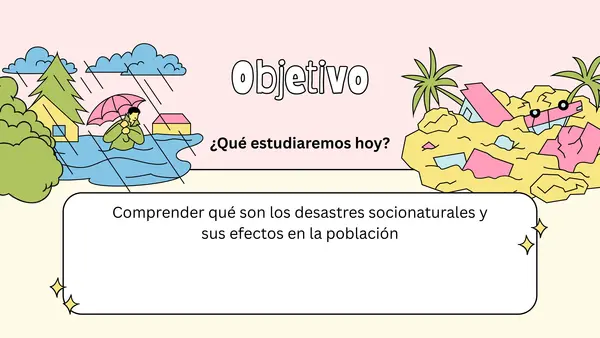 Desastres socionaturales (5° básico)