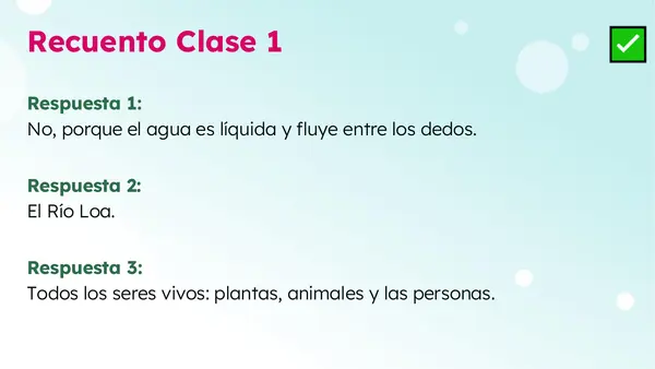 Pack 25 clases Unidad 3 "El agua fuente de vida" 2° Básico