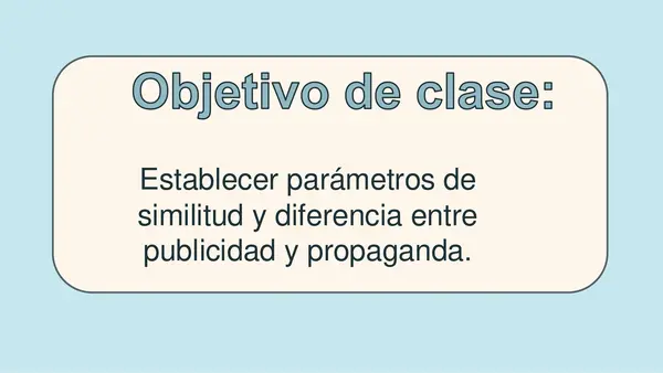 Publicidad y propaganda 1 medio. UNIDAD 4
