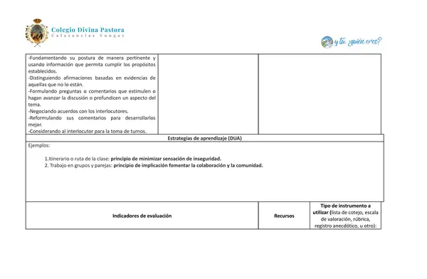 PLANIFICACIÓN PRIMERO MEDIO