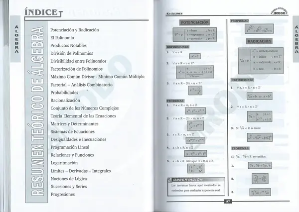 Rodo Biblia - Algebra