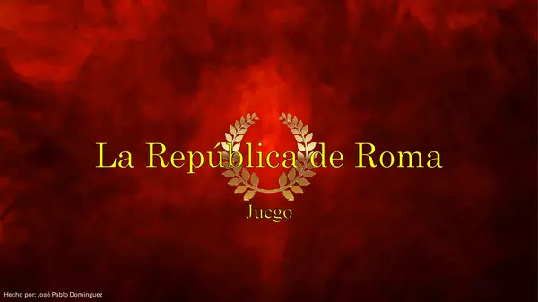 Juego de Roles - La República de Roma