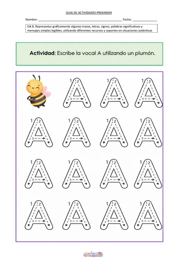 Guías de actividades vocales