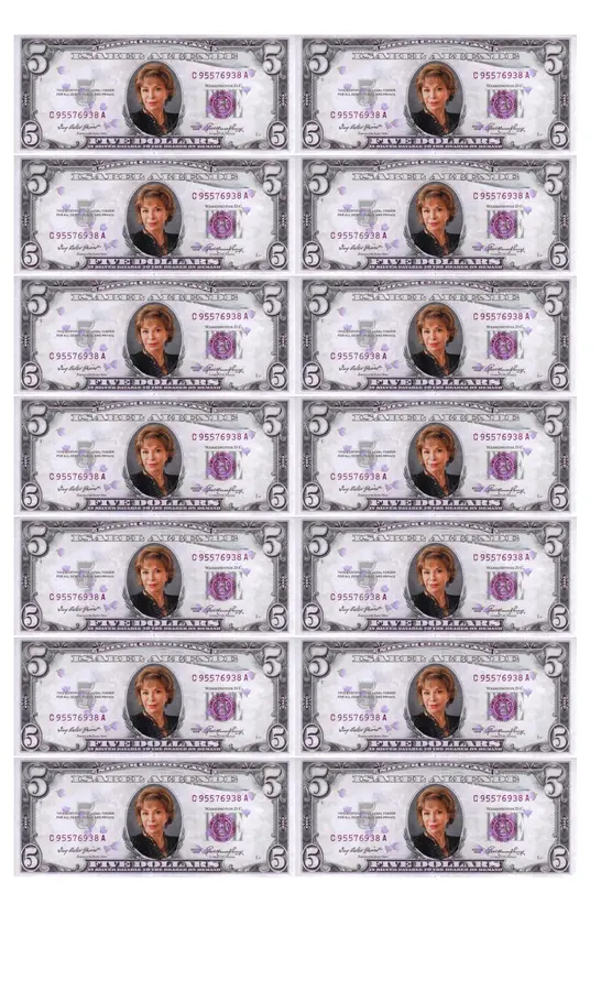 Dólares literarios (Billetes con autores)