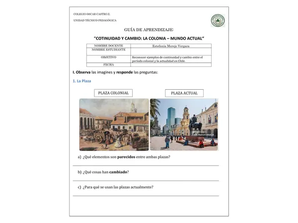 Guía de actividades