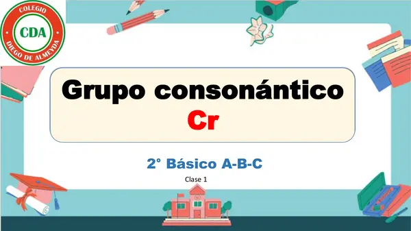 Grupo Consonántico CR – 1 semana  