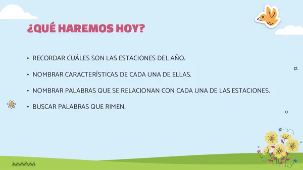 RIMAS ESTACIONES DEL AÑO