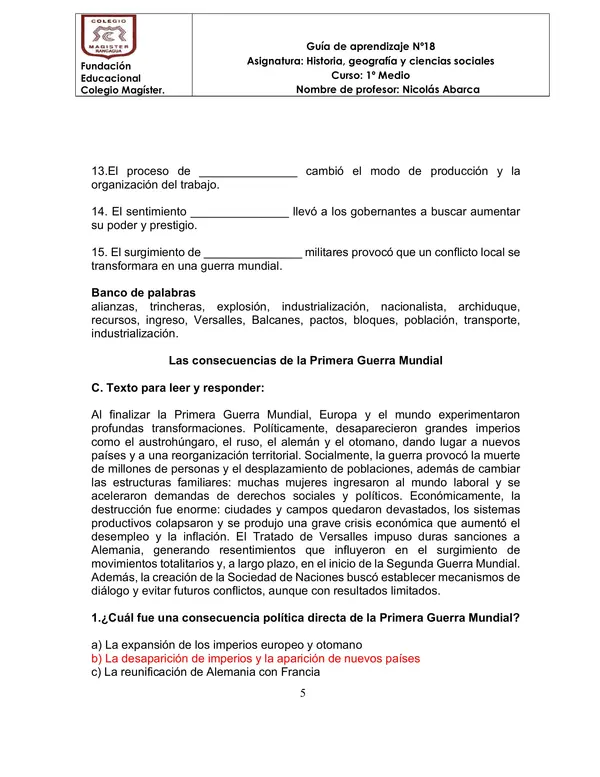 Sintesis de IGM