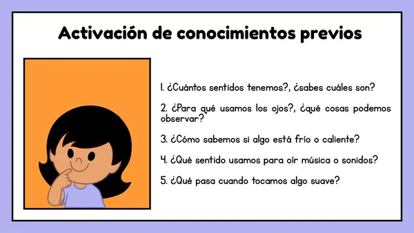 1° básico - Los sentidos