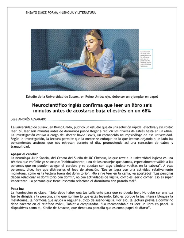 Ensayo Simce II° Medio-Forma 4