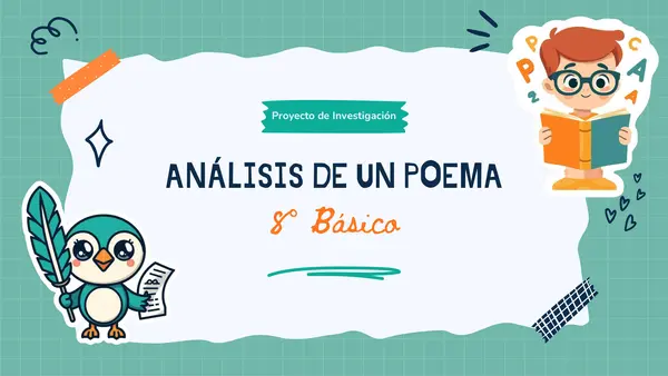 Investigación sobre el análisis de un poema