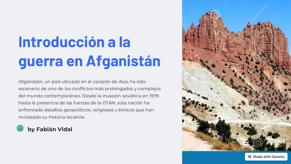 Guerra en Afganistán