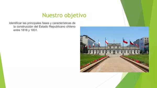 PRESENTACION CONSTRUCCION DE LA REPUBLICA, OCTAVO BASICO