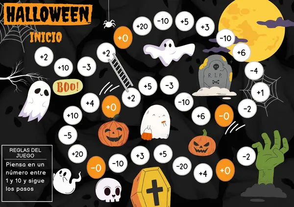 🎃🧠💀 Cálculo mental de miedo 👻🕷️🧮
