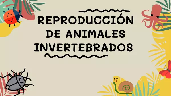 Reproducción de animales invertebrados
