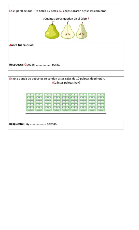 Guía de aprendizaje Resolución de problemas. Primero Básico