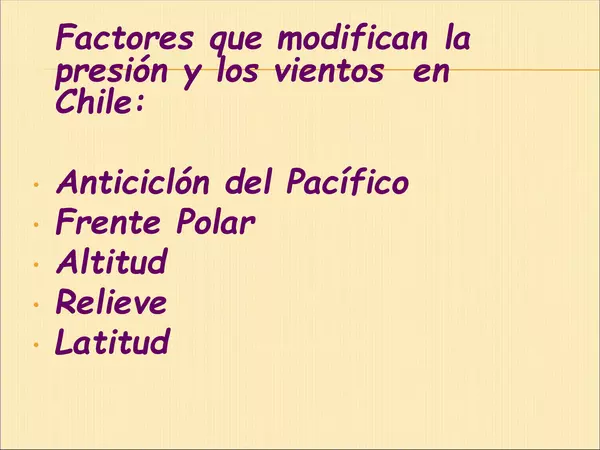 Ppt - Climas de Chile