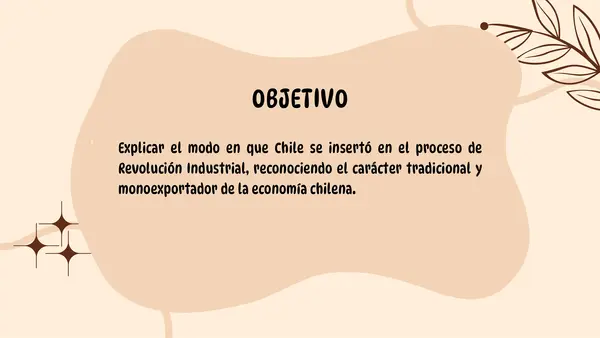 Presentación Inserción de Chile en el proceso de industrialización
