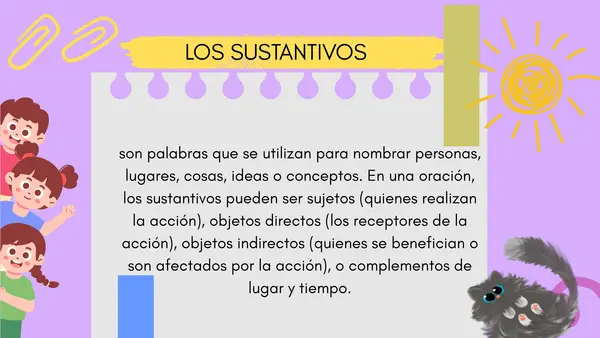 PPT sustantivos y adjetivos calificativos 