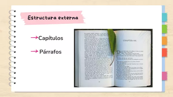 5° o 6° básico - Estructura externa e interna de textos narrativos 