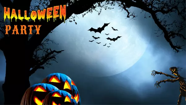 Fondos virtuales para zoom o meet sobre la temática de Halloween