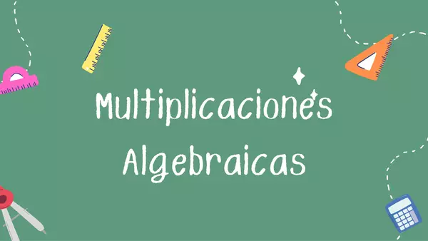 Multiplicaciones algebraicas