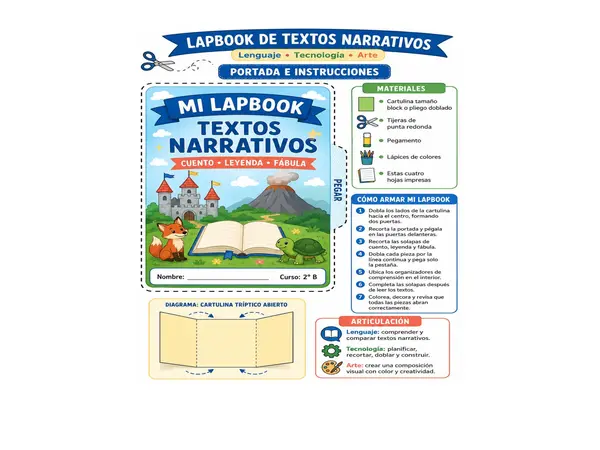 Lapbook Textos Narrativos 